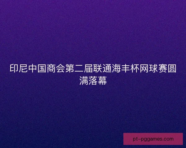 印尼中国商会第二届联通海丰杯网球赛圆满落幕 印尼中国商会第二届联通海丰杯网球赛圆满落幕